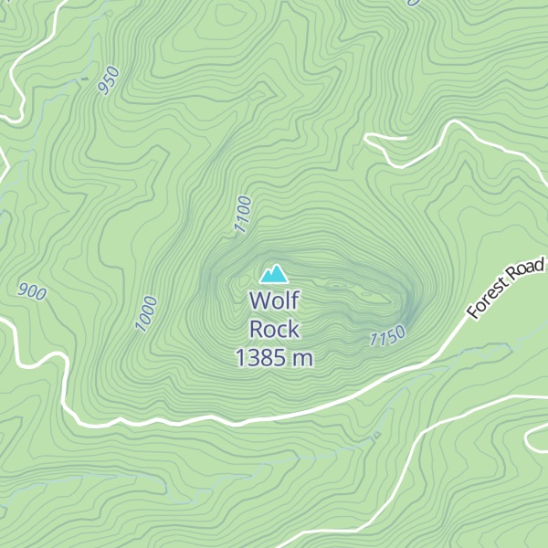 Map of Wolf Rock