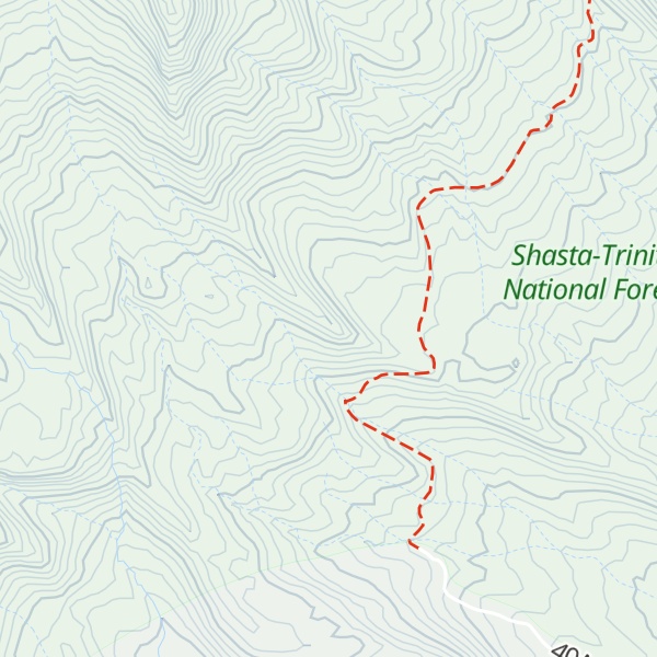 Map of Red Fir Ridge