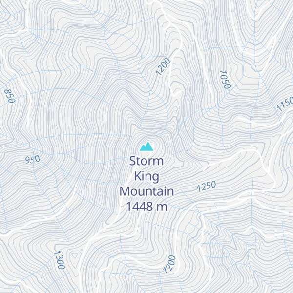 Map of Storm King Mountain