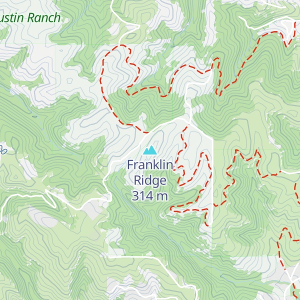 Map of Franklin Ridge
