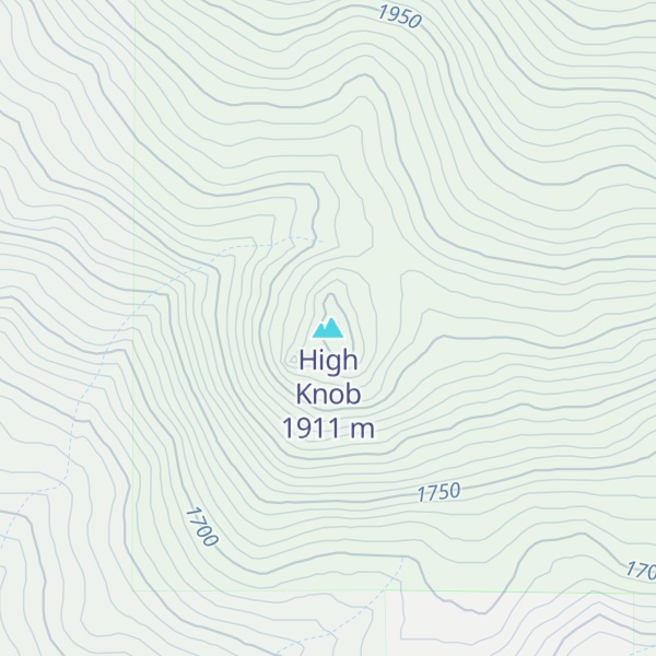 Map of High Knob