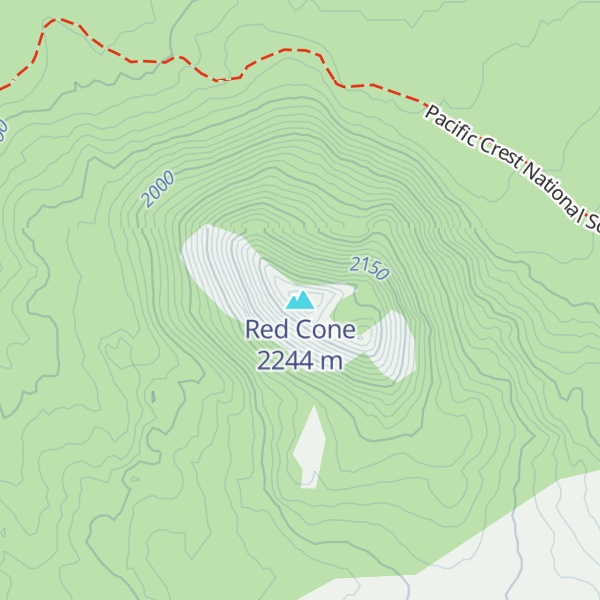 Map of Red Cone