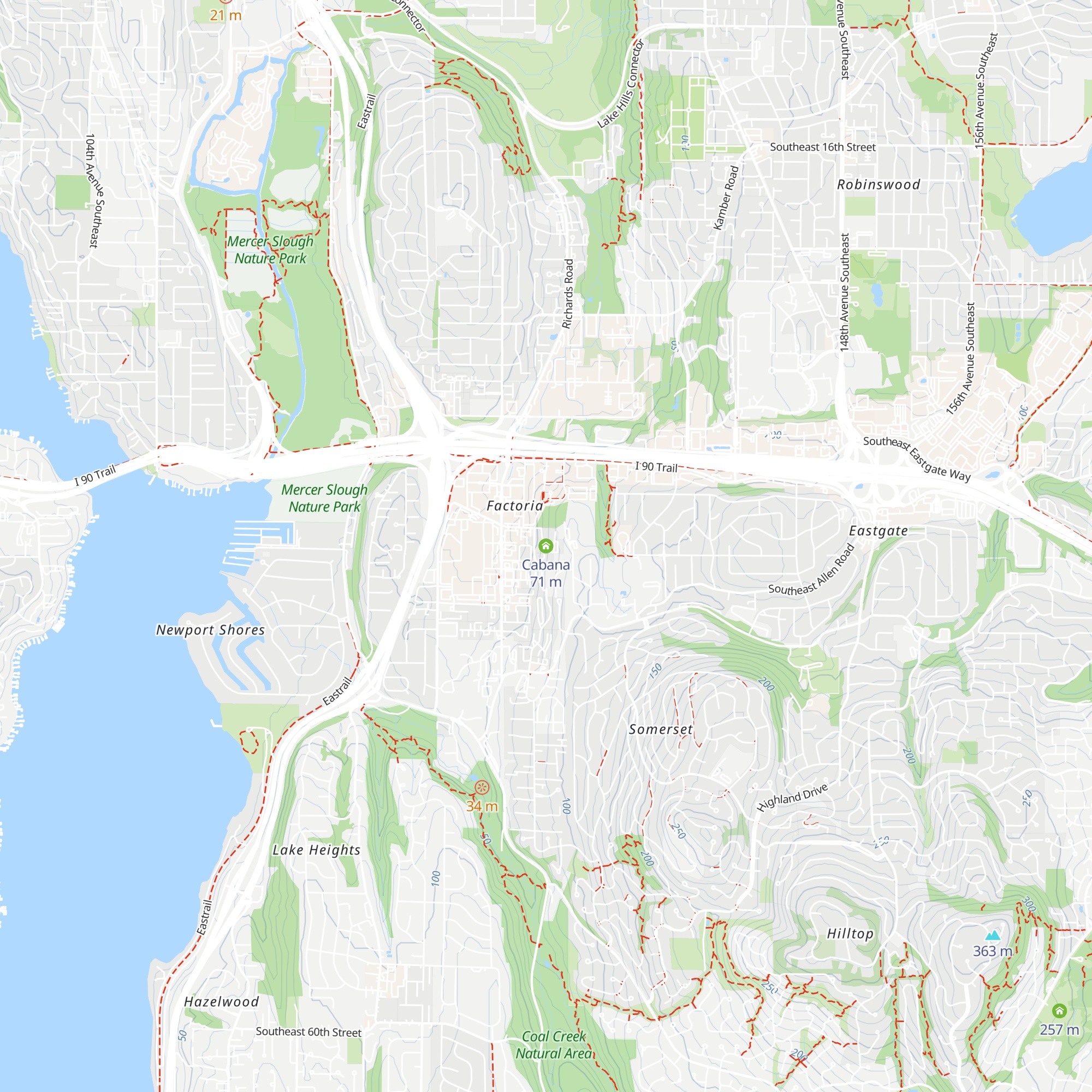 Cabana map