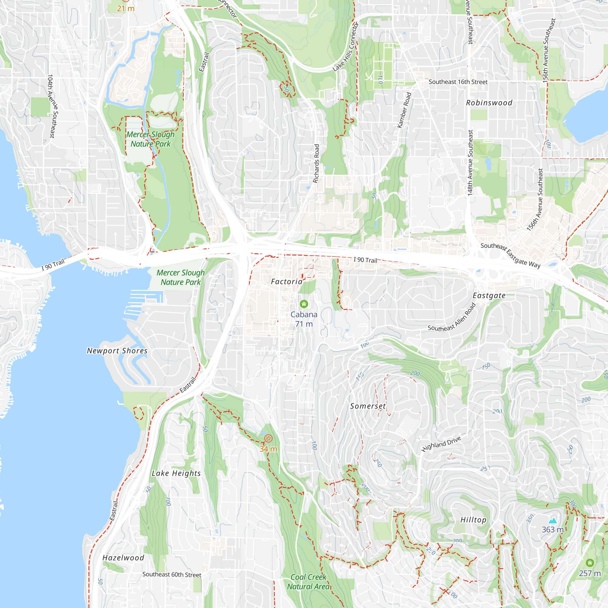 Cabana map