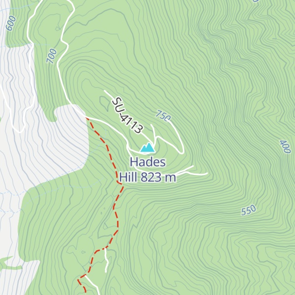 Map of Hades Hill