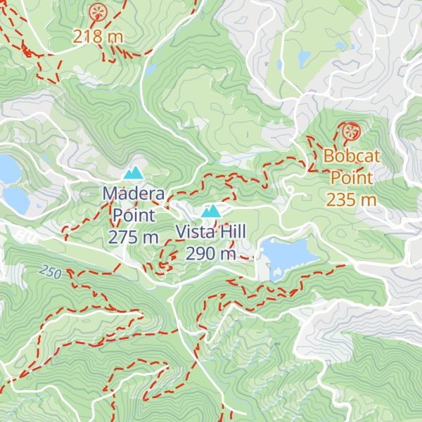Map of Vista Hill