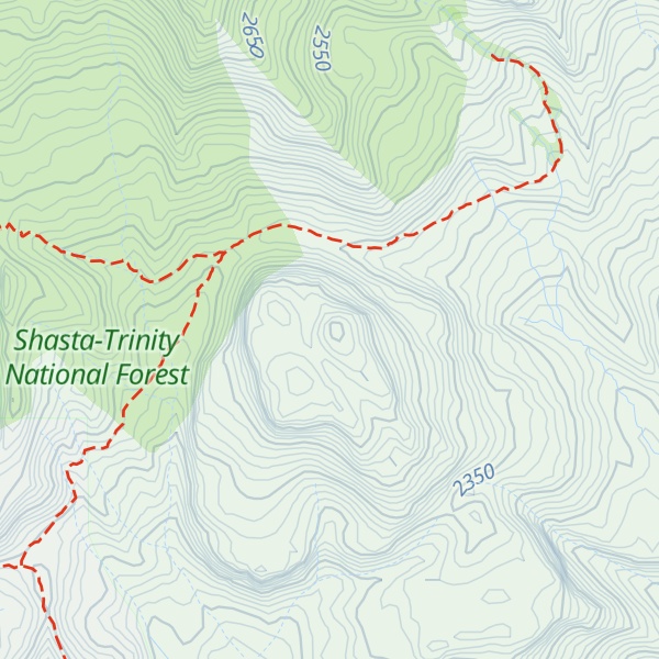 Map of Red Butte