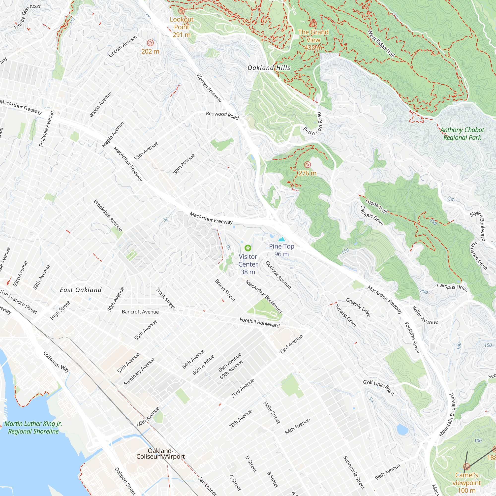 Visitor Center map