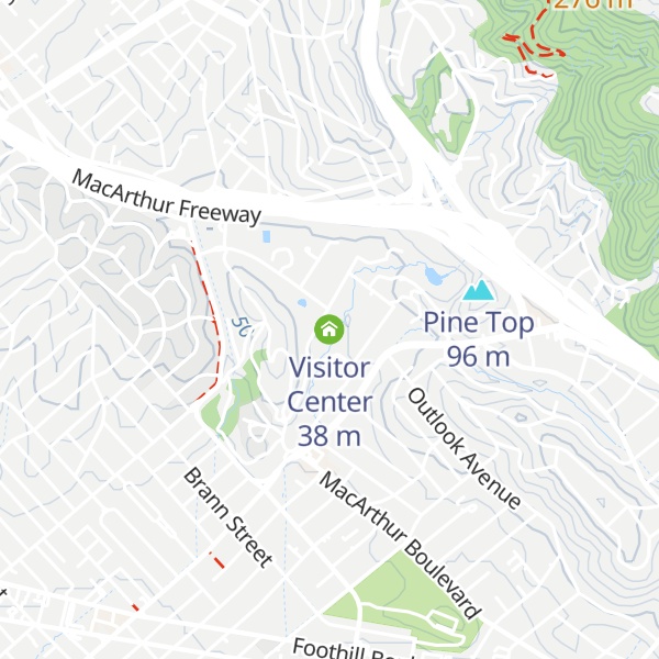 Map of Visitor Center
