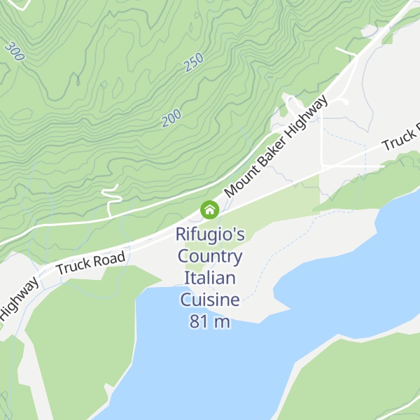 Map of Rifugio's Country Italian Cuisine