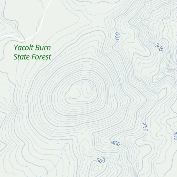 Map of Bobs Mountain
