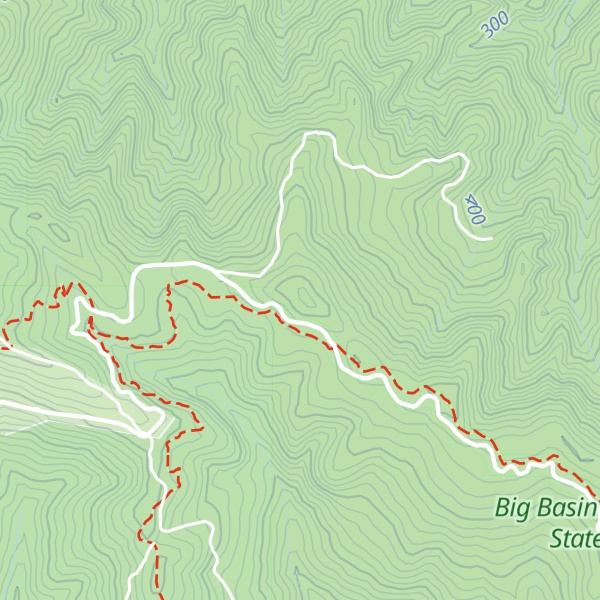 Map of Cowell Mountain