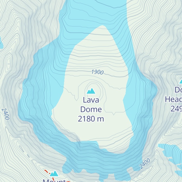 Map of Lava Dome