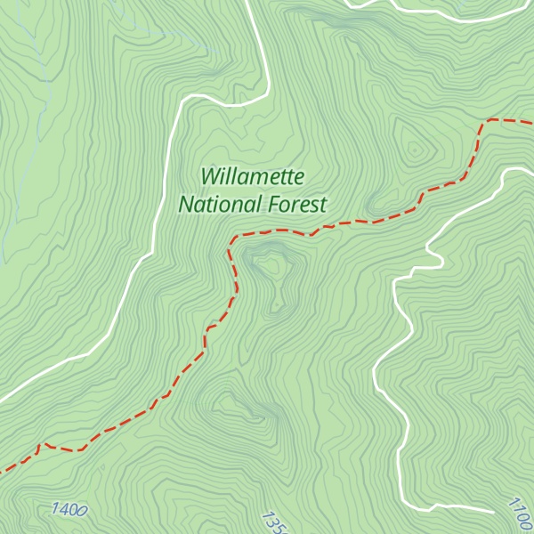 Map of Marten Buttes