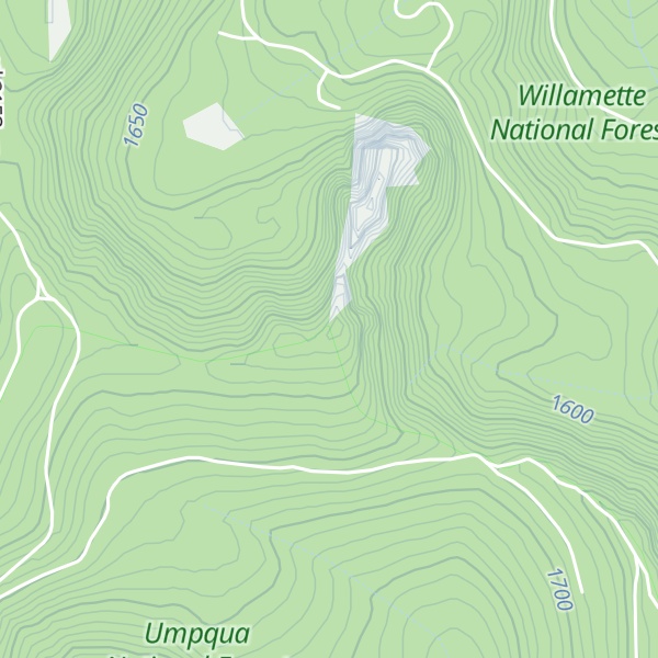 Map of Hills Peak