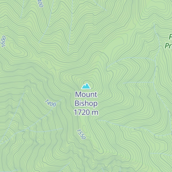 Map of Mount Bishop