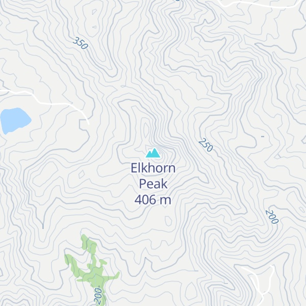 Map of Elkhorn Peak