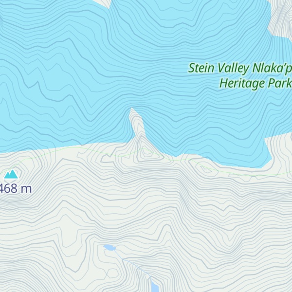 Map of Crevasse Crag
