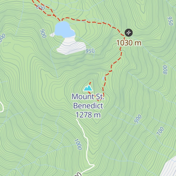 Map of Mount St. Benedict