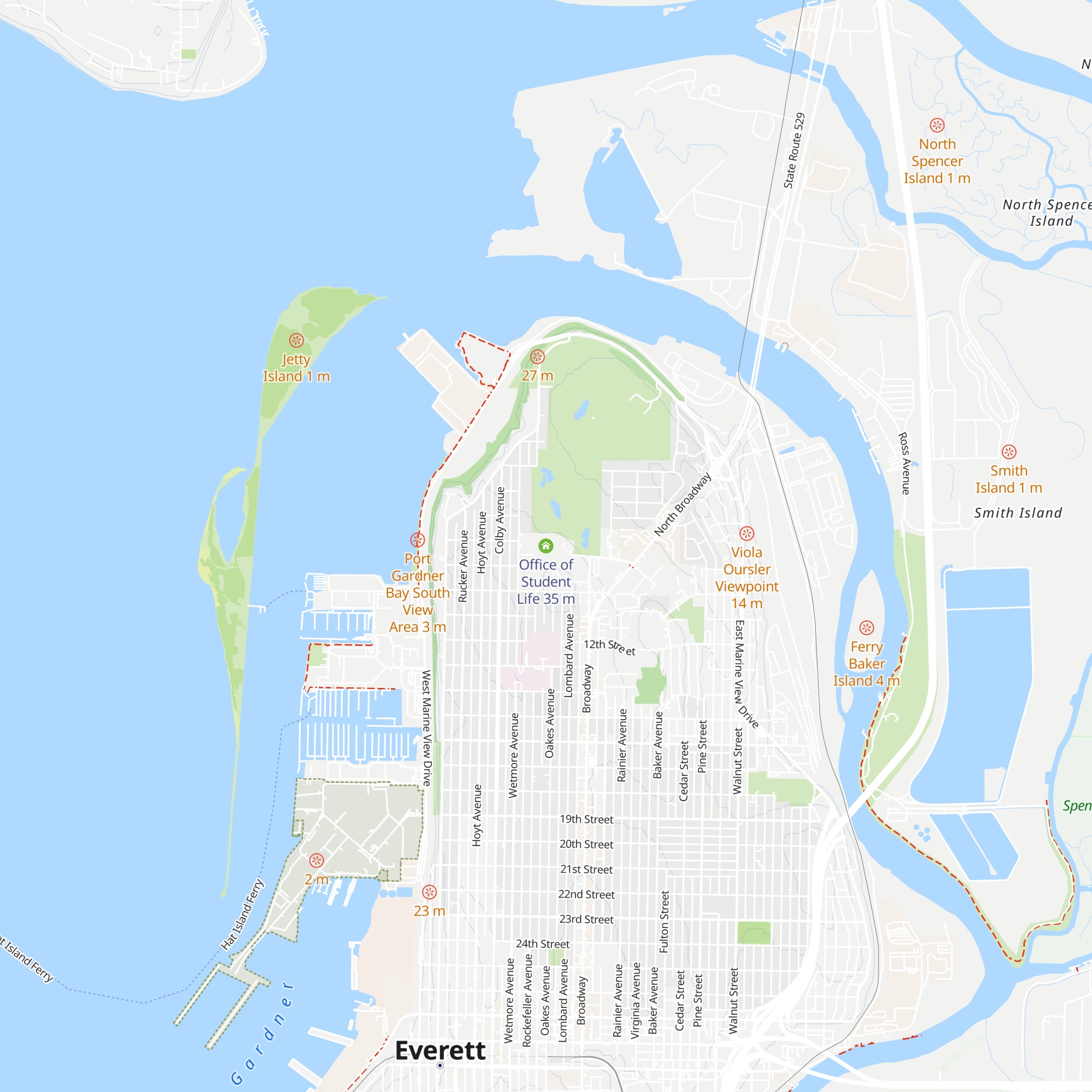 Office of Student Life map