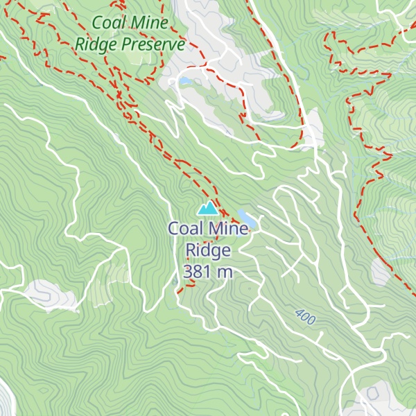 Map of Coal Mine Ridge