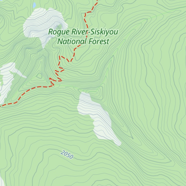 Map of Lee Peak