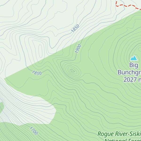 Map of Bareface Butte