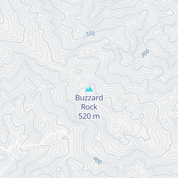 Map of Buzzard Rock