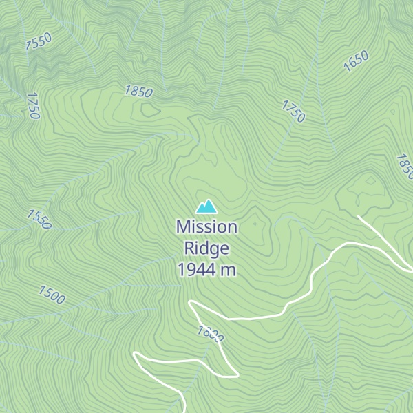 Map of Mission Ridge
