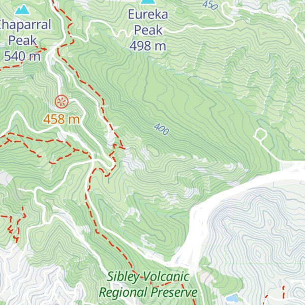 Map of Barberry Peak