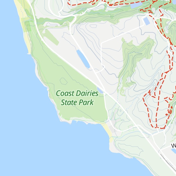 Map of El Jarro Point