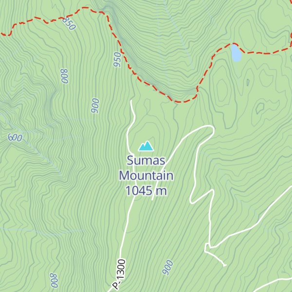 Map of Sumas Mountain