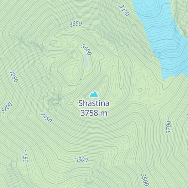 Map of Shastina