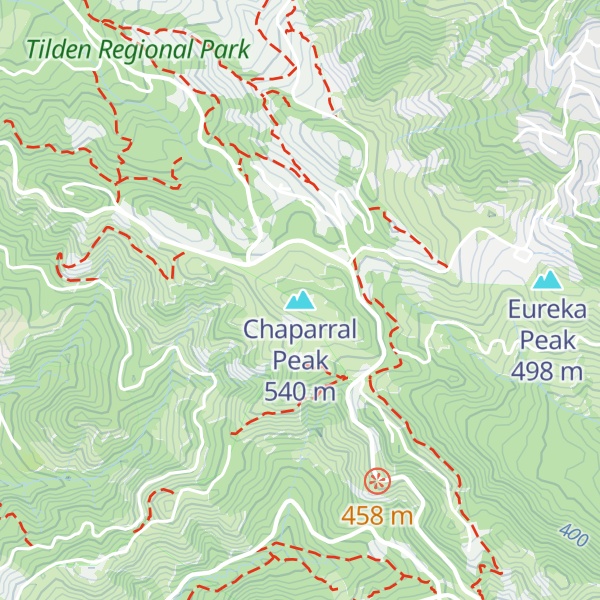 Map of Chaparral Peak
