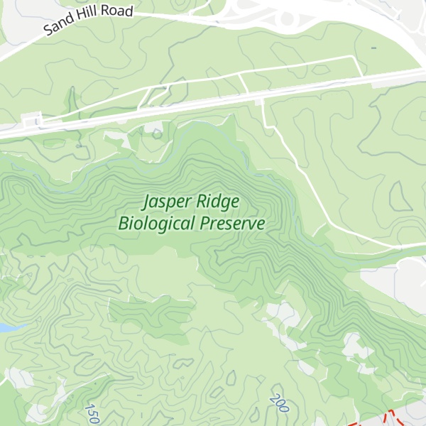 Map of Jasper Ridge