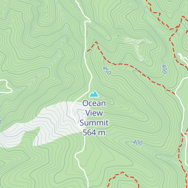 Map of Ocean View Summit