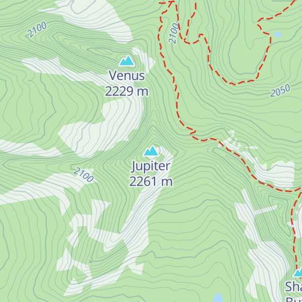 Map of Jupiter