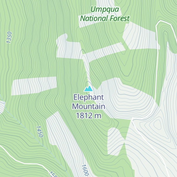 Map of Elephant Mountain