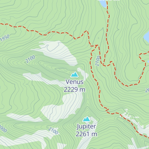 Map of Venus