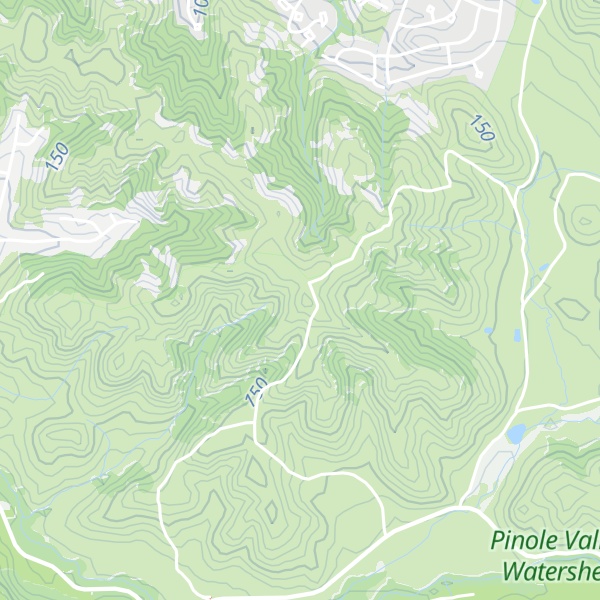 Map of Pinole Ridge