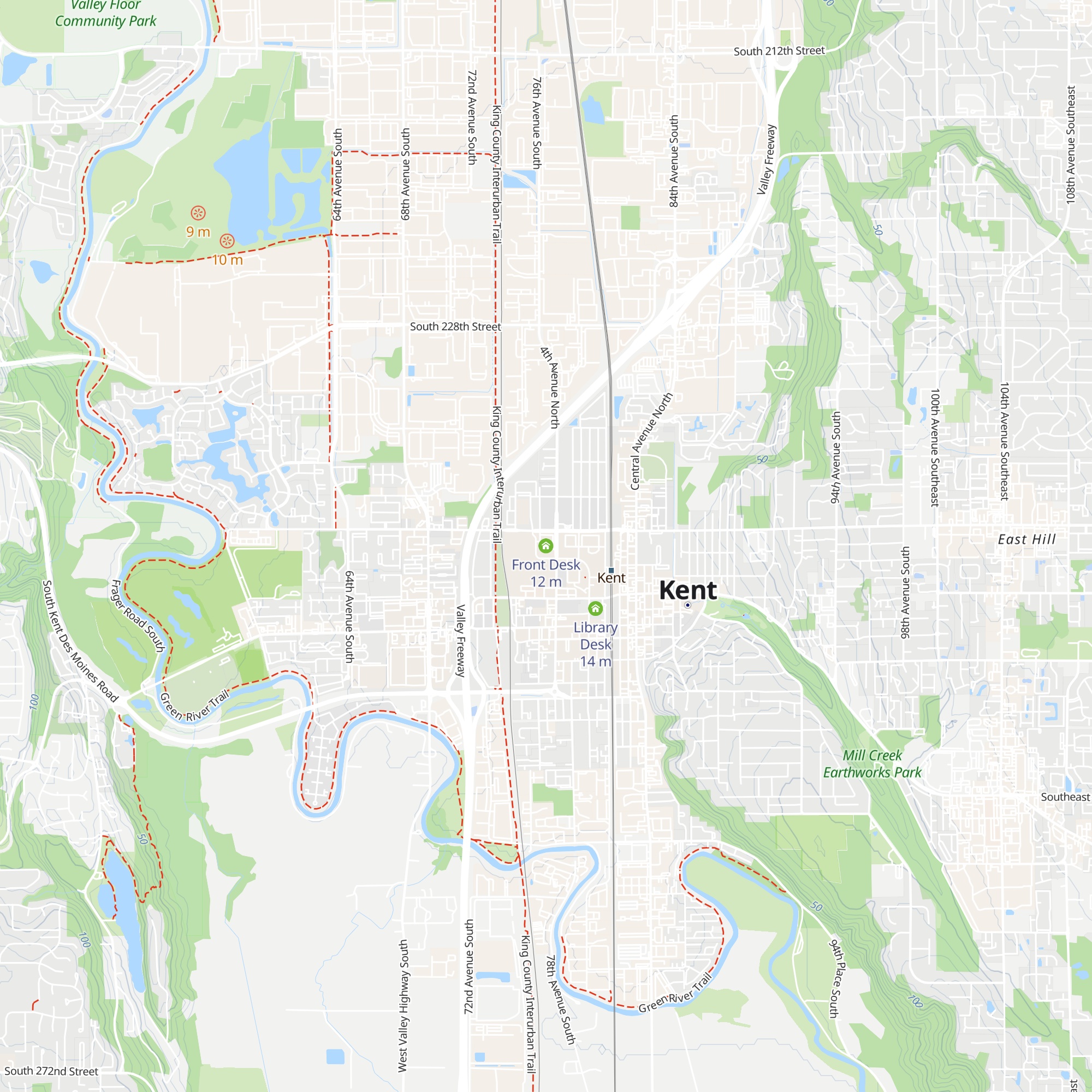 Front Desk map