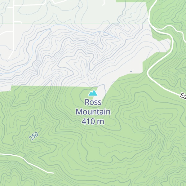 Map of Ross Mountain