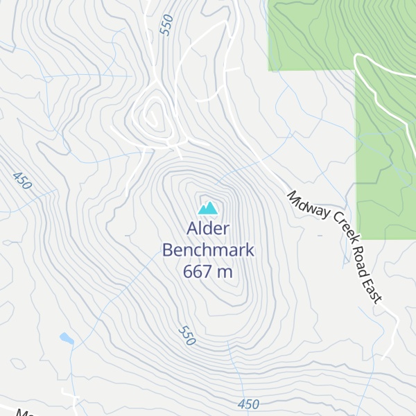 Map of Alder Benchmark