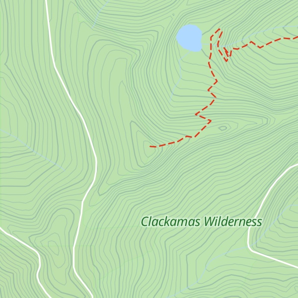Map of South Fork Mountain