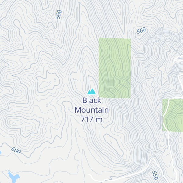 Map of Black Mountain