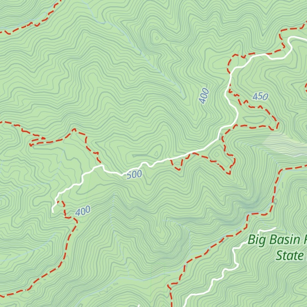 Map of McAbee Mountain