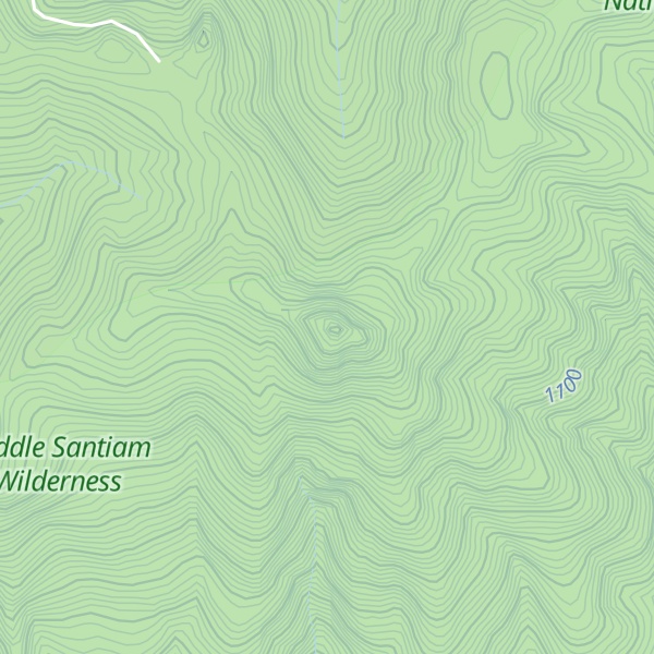 Map of Chimney Peak