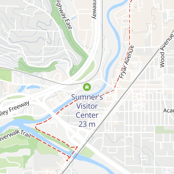 Map of Sumner's Visitor Center