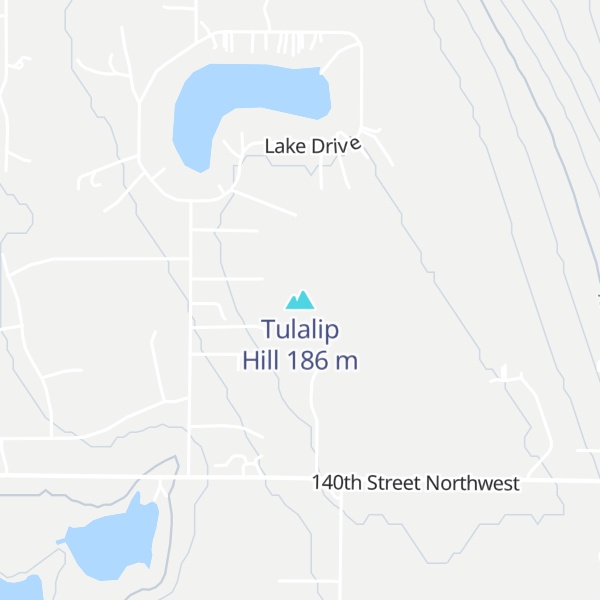 Map of Tulalip Hill