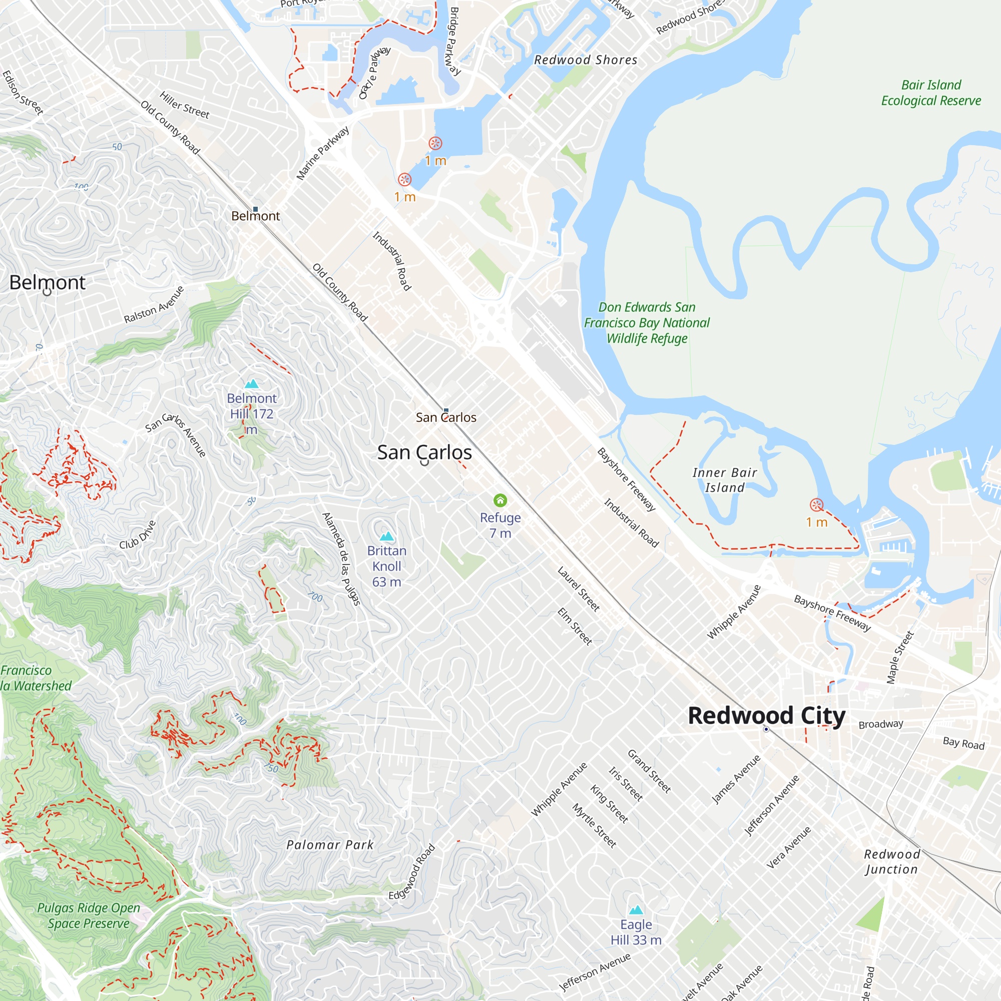 Refuge map